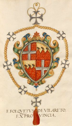 Arms (crest) of Foulques de Villaret