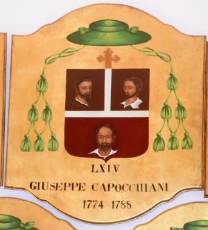 Arms (crest) of Giuseppe Capocchiani