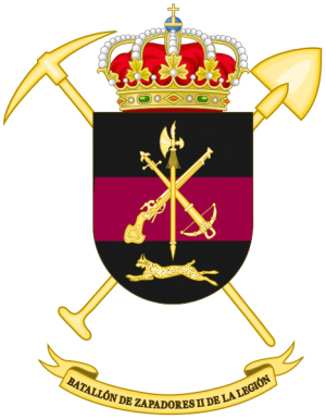 Sapper Battalion II of the Legion, Spanish Army.png