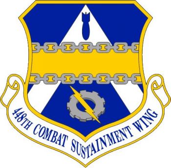Coat of arms (crest) of the 448th Combat Sustainment Wing, US Air Force