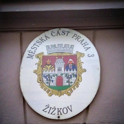 Wappen von Praha-Žižkov/Coat of arms (crest) of Praha-Žižkov