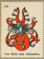 Wappen von Stein zum Altenstein nr. 145 von Stein zum Altenstein