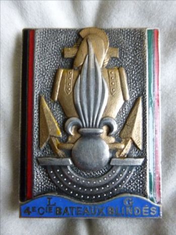 Blason de 4th Foreign Legion Armoured Boat Company, French Army/Arms (crest) of 4th Foreign Legion Armoured Boat Company, French Army