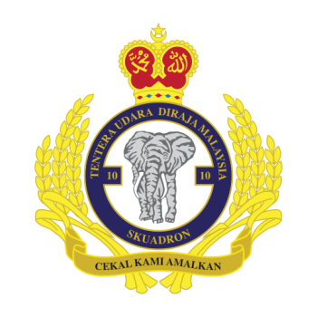 Coat of arms (crest) of the No 10 Squadron, Royal Malaysian Air Force