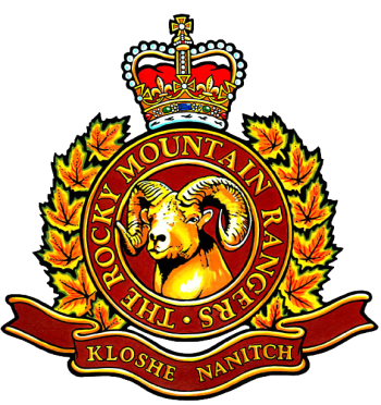Coat of arms (crest) of the The Rocky Mountain Rangers, Canadian Army