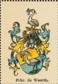 Wappen Freiherr de Weerth nr. 1386 Freiherr de Weerth