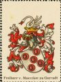 Wappen Freiherr von Maercker zu Gerradt nr. 2753 Freiherr von Maercker zu Gerradt