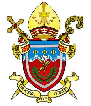 Arms (crest) of Diocese of Coxim