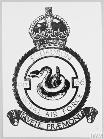 Coat of arms (crest) of the No 66 Squadron, Royal Air Force