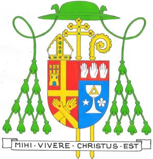 Arms (crest) of Edwin Vincent Byrne