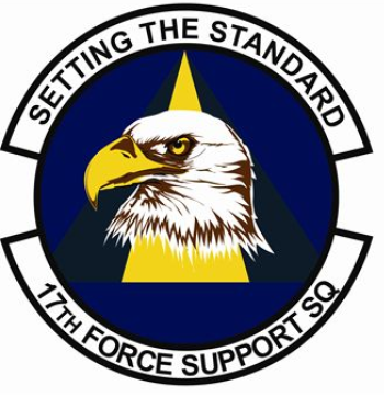 Coat of arms (crest) of the 17th Force Support Squadron, US Air Force