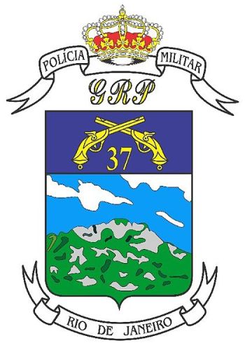 Coat of arms (crest) of 37th Military Police Battalion, Rio de Janeiro