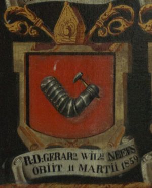 Arms (crest) of Gerardus Neefs