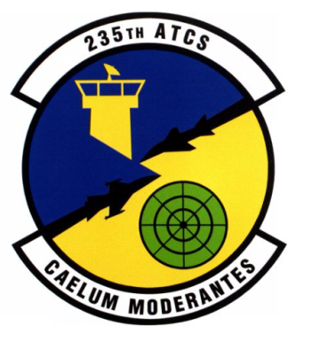 Coat of arms (crest) of the 235th Air Traffic Control Squadron, Indiana Air National Guard
