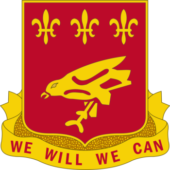 Arms of 907th Field Artillery Battalion, US Army