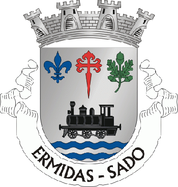 Brasão de Ermidas-Sado/Arms (crest) of Ermidas-Sado