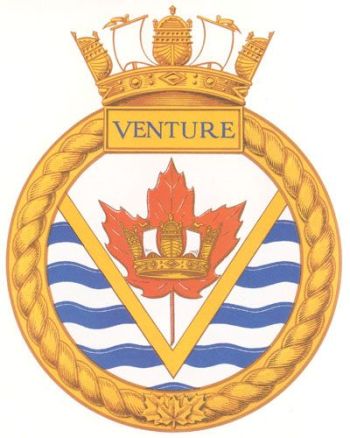 Coat of arms (crest) of the HMCS Venture, Royal Canadian Navy