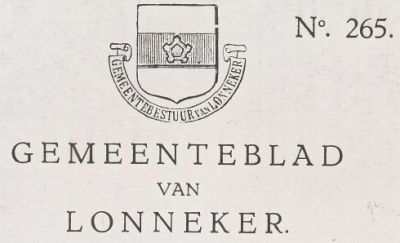 Wapen van Lonneker/Coat of arms (crest) of Lonneker