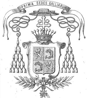 Arms of Jacques-Marie-Achille Ginoulhiac