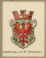 Arms of Landsberg an der Warthe