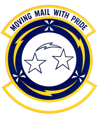 Coat of arms (crest) of 7025th Air Postal Squadron, US Air Force