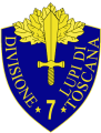 7th Infantry Division Lupi di Toscana, Italian Army.png