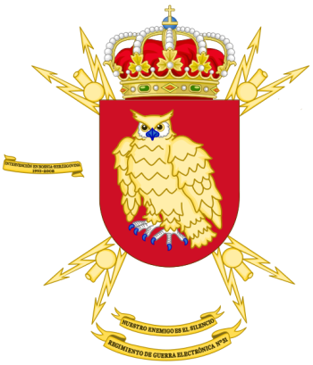 Coat of arms (crest) of Electronic Warfare Regiment No 31, Spanish Army