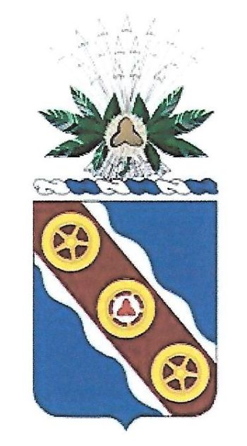 Arms of 112th Transportation Battalion, Ohio Army National Guard