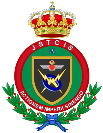 Coat of arms (crest) of the Chief of the Technical Services, Information Systems and Telecommunications, Spanish Air Force