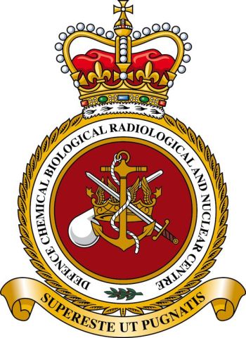 Coat of arms (crest) of the Defence Chemical Biological Radiological and Nuclear Centre, United Kingdom
