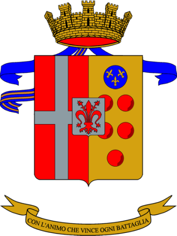 Coat of arms (crest) of 9th Cavalry Regiment Lancieri di Firenze, Italian Army