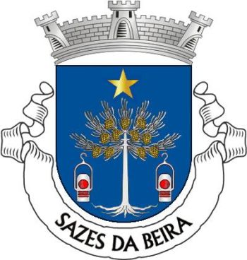 Brasão de Sazes da Beira/Arms (crest) of Sazes da Beira