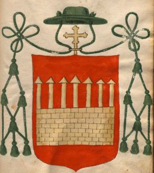 Arms of Dalmacio de Mur y de Cervelló