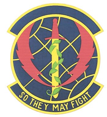 Coat of arms (crest) of the 96th Communications Squadron, US Air Force