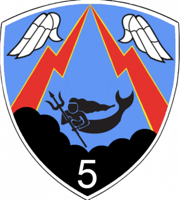 Coat of arms (crest) of the Air Wing 5, Indonesian Air Force