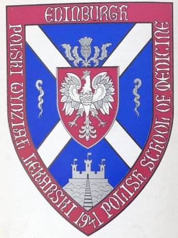 Arms (crest) of Polish School of Medicine, University of Edinburgh