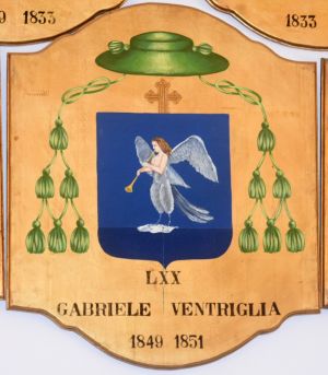 Arms (crest) of Gabriele Ventriglia d'Alife