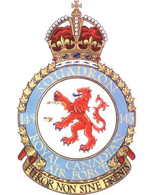 No 145 Squadron, Royal Canadian Air Force.png
