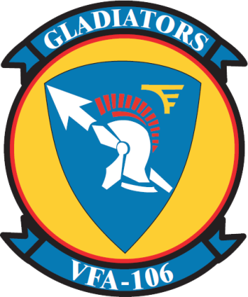 Coat of arms (crest) of the VFA-106 Gladiators, US Navy