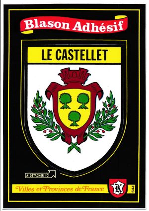 Blason de Le Castellet (Var)/Coat of arms (crest) of {{PAGENAME