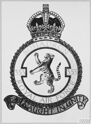 Coat of arms (crest) of the No 353 Squadron, Royal Air Force