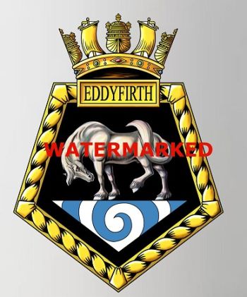Coat of arms (crest) of the RFA Eddyfirth, United Kingdom