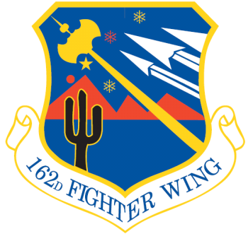 Coat of arms (crest) of the 162nd Fighter Wing, Arizona Air National Guard