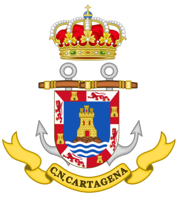 Coat of arms (crest) of the Naval Command of Cartagena, Spanish Navy