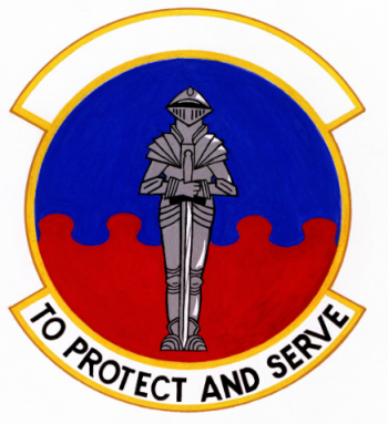 Coat of arms (crest) of the 10th Security Forces Squadron, US Air Force