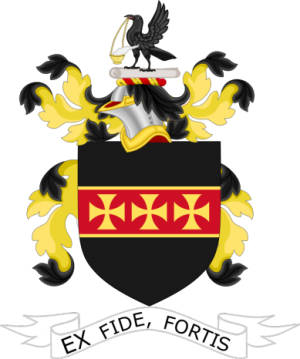 Arms of Galen Alexander Michael Elijah Ravenscroft