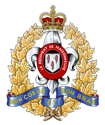 Coat of arms (crest) of the Le Régiment de Maisonneuve, Canadian Army