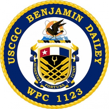 Coat of arms (crest) of the USCGC Benjamin Dailey (WPC-1123)
