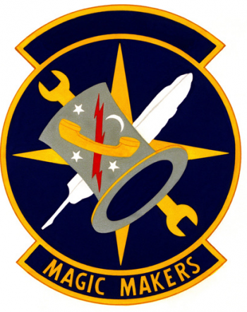 Coat of arms (crest) of the 2030th Information Systems Squadron, US Air Force