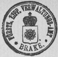 Wappen von Brake in Lippe/Arms (crest) of Brake in Lippe